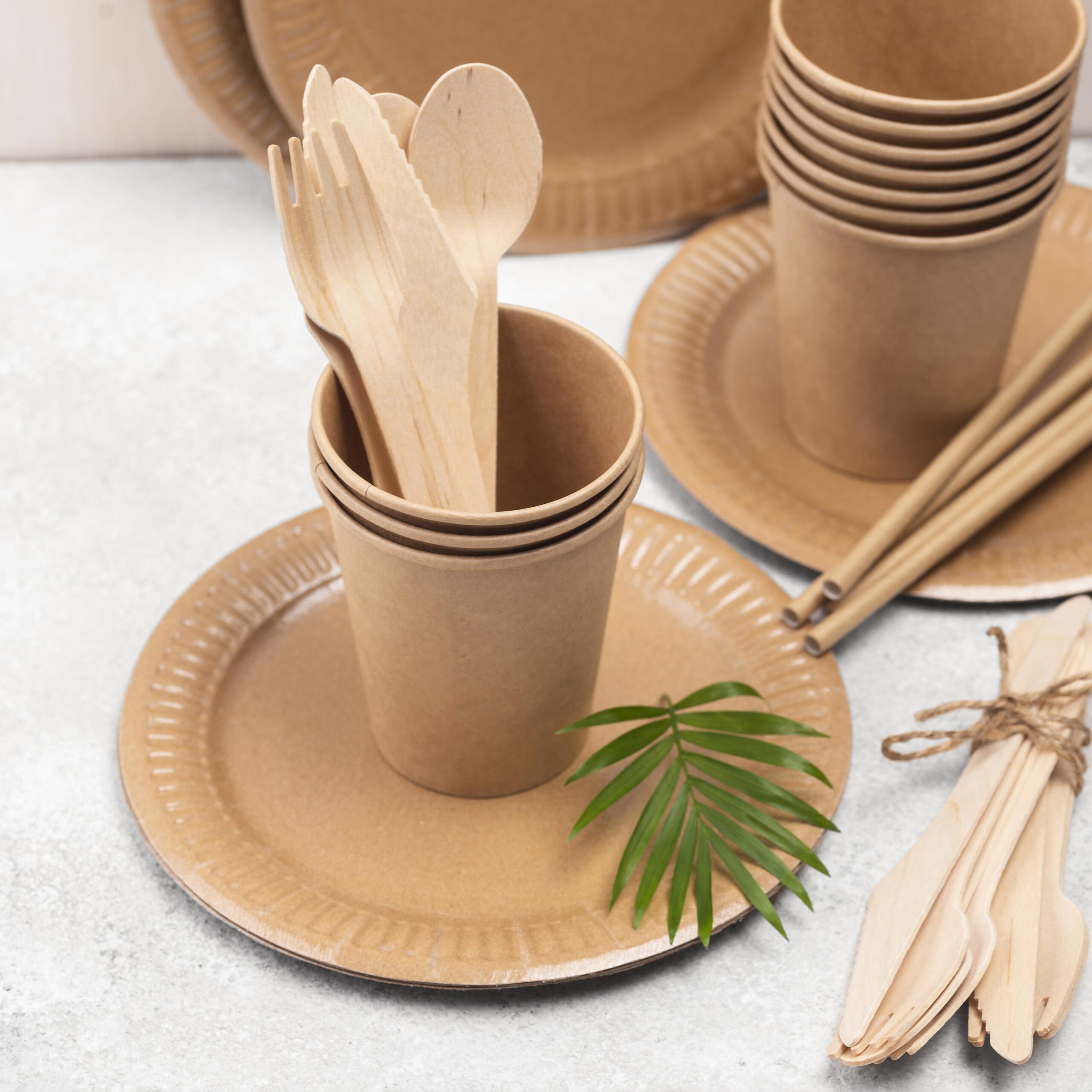 Eco-Friendly Disposable & Household Products in Muscat | Best Prices in Oman eco friendly disposable tableware high view plant